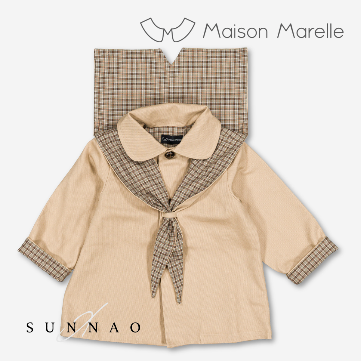 【オーダー会/送料無料】<Maison marelle> jacket VOLTAIRE- light camel
