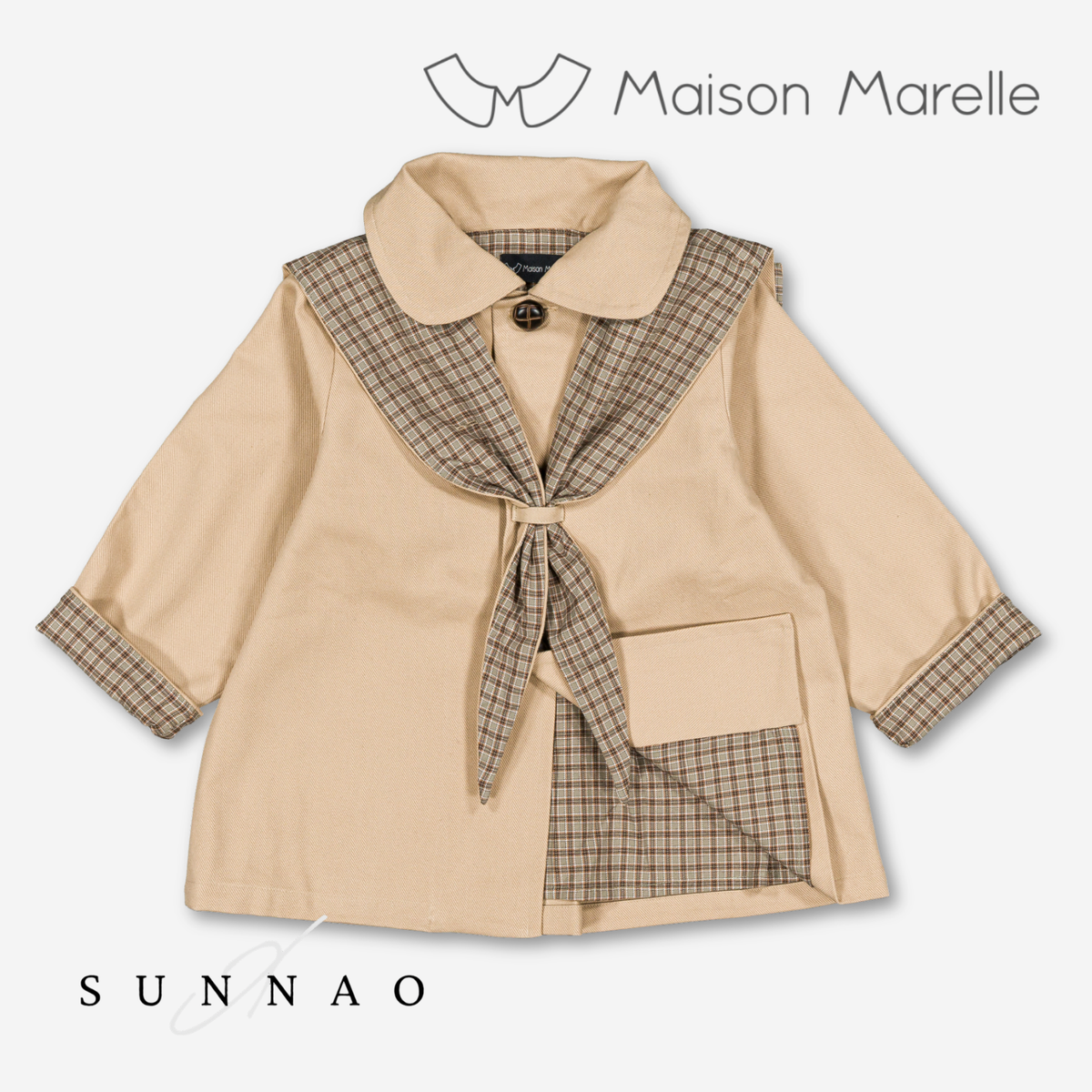 【オーダー会/送料無料】<Maison marelle> jacket VOLTAIRE- light camel