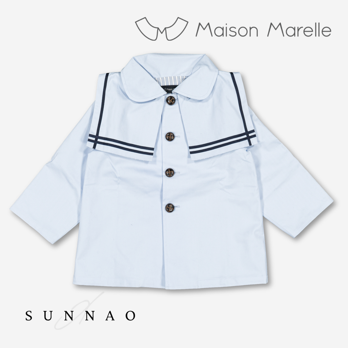 【オーダー会/送料無料】<Maison marelle> Jacket PRONY- blue sky