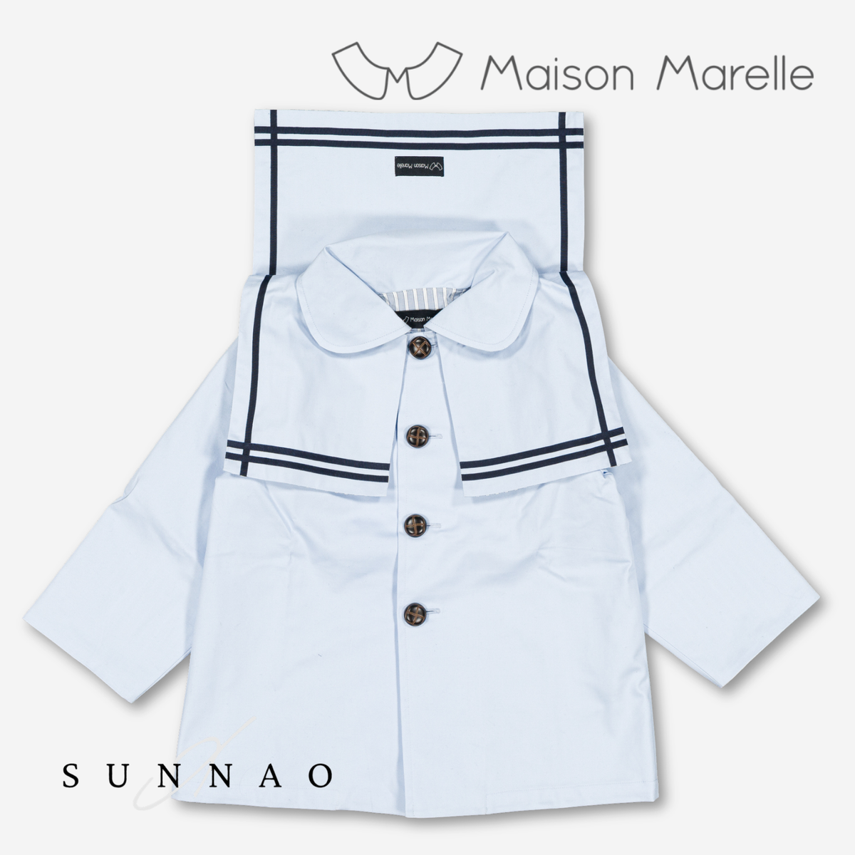 【オーダー会/送料無料】<Maison marelle> Jacket PRONY- blue sky