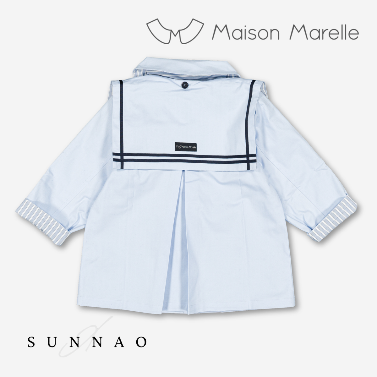 【オーダー会/送料無料】<Maison marelle> Jacket PRONY- blue sky