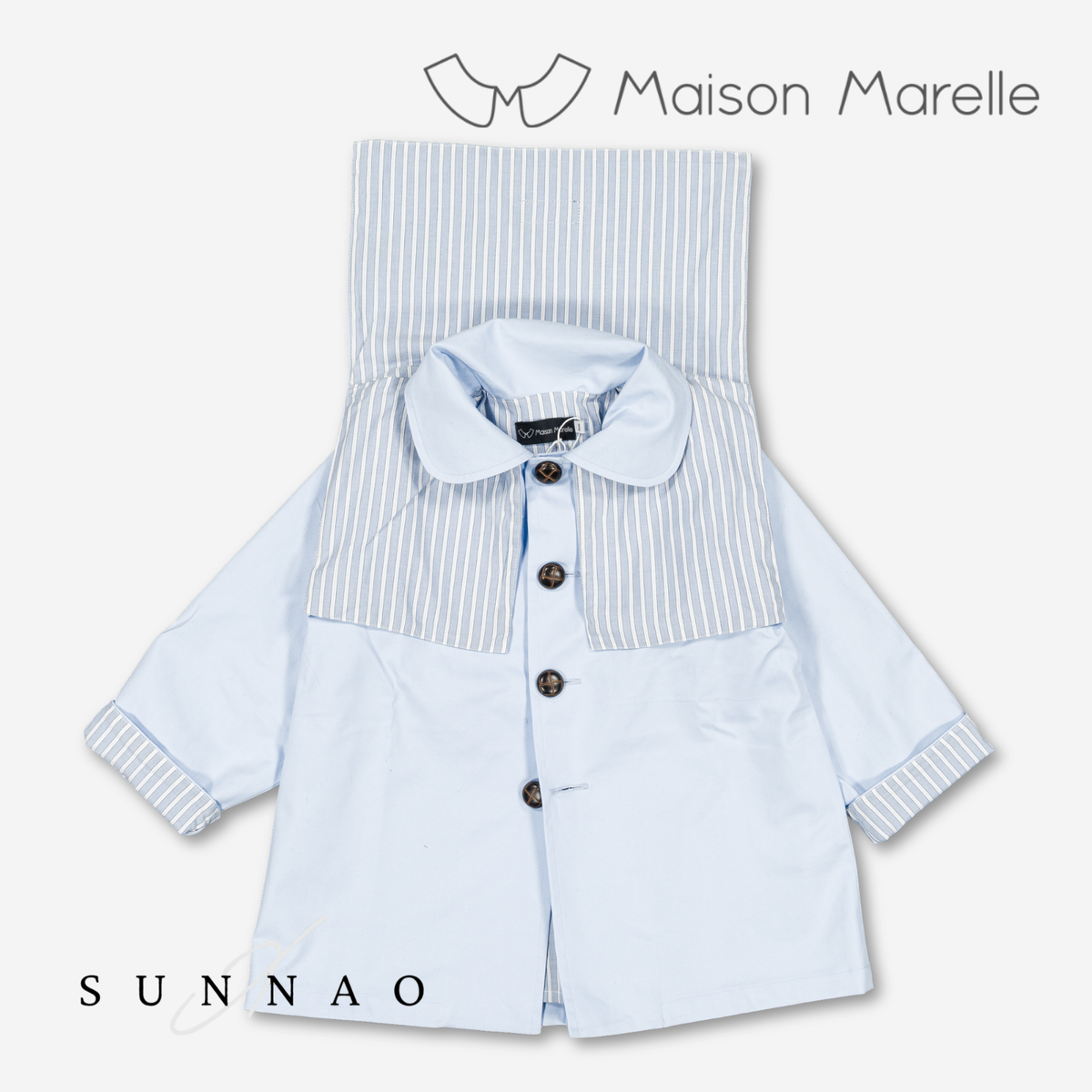 【オーダー会/送料無料】<Maison marelle> Jacket PRONY- blue sky