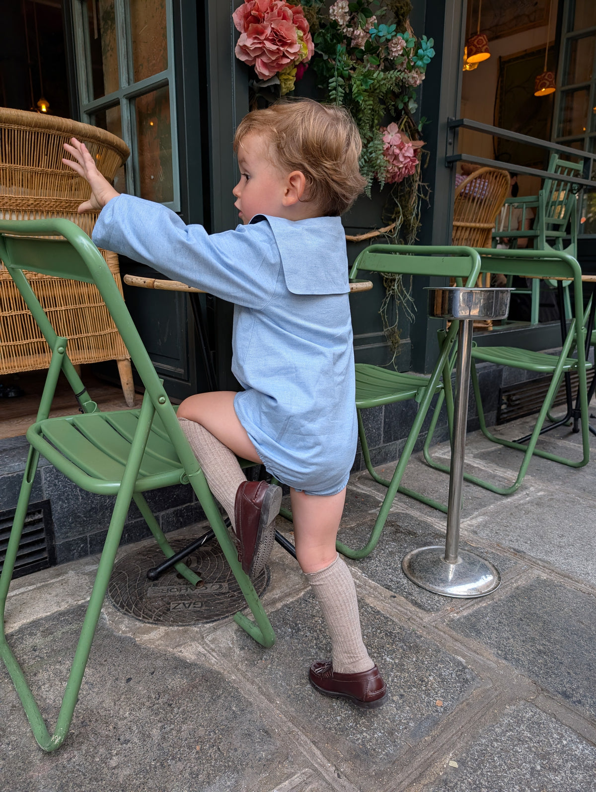 【オーダー会/送料無料】<Maison marelle> Romper HOCHE - heathered blue