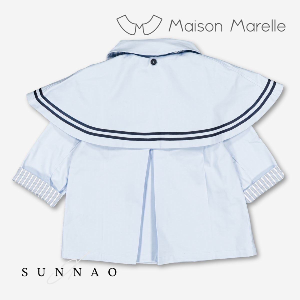 【オーダー会/送料無料】<Maison marelle> Jacket SHERLOCK- blue sky