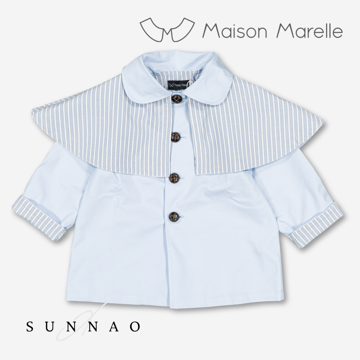 【オーダー会/送料無料】<Maison marelle> Jacket SHERLOCK- blue sky