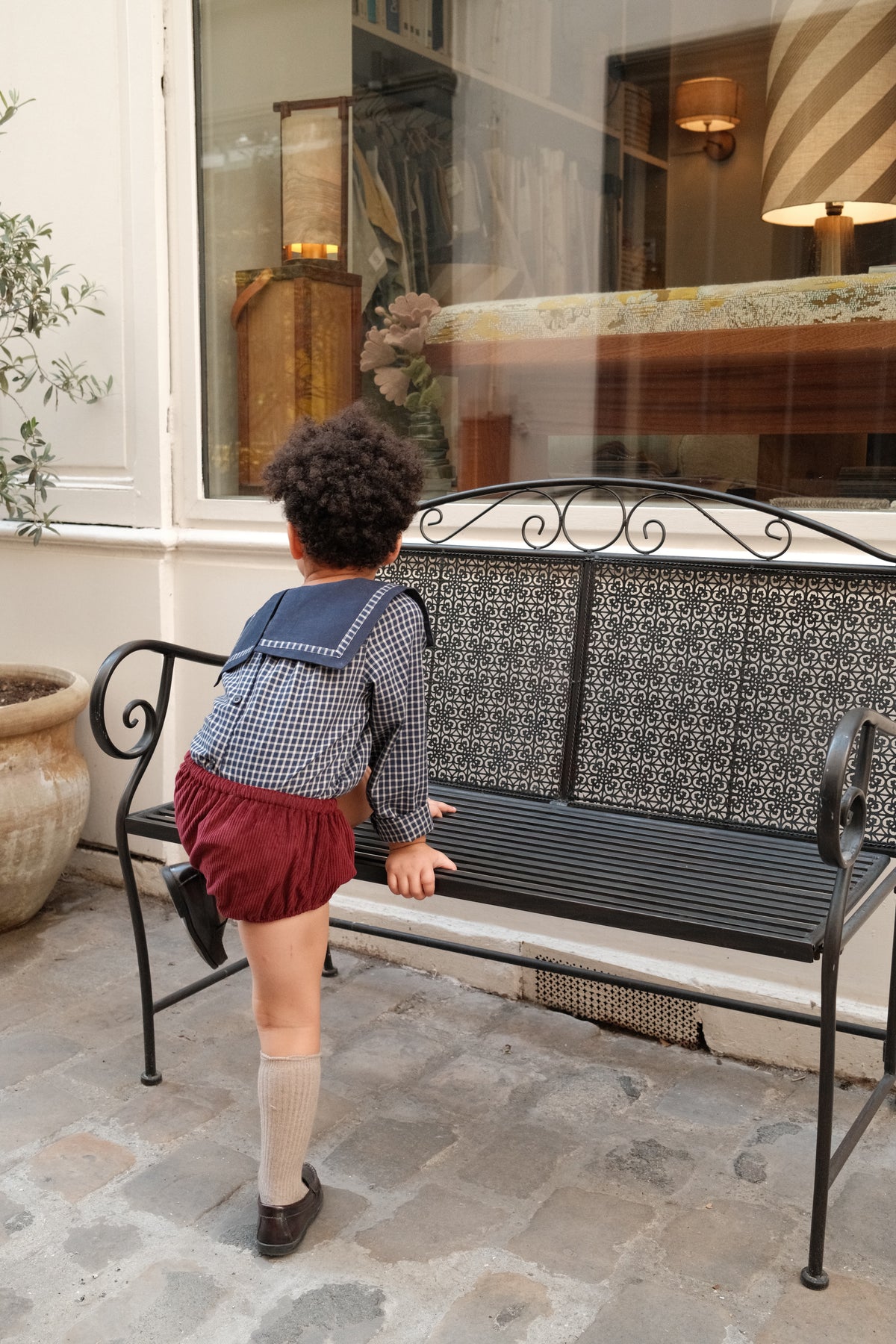 【オーダー会/送料無料】<Maison marelle> Bloomer CHAILLOT - velvet burgundy