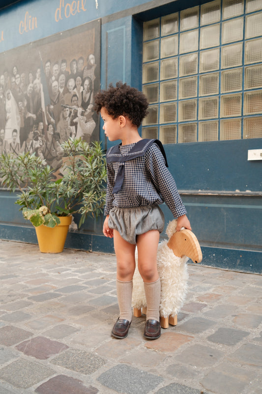 【オーダー会/送料無料】<Maison marelle> Bloomer CHAILLOT - flannel grey
