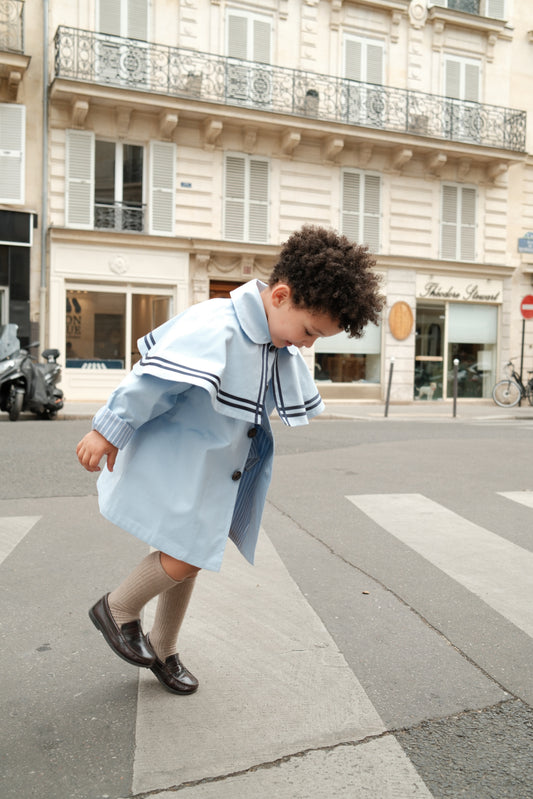 【オーダー会/送料無料】<Maison marelle> Jacket SHERLOCK- blue sky