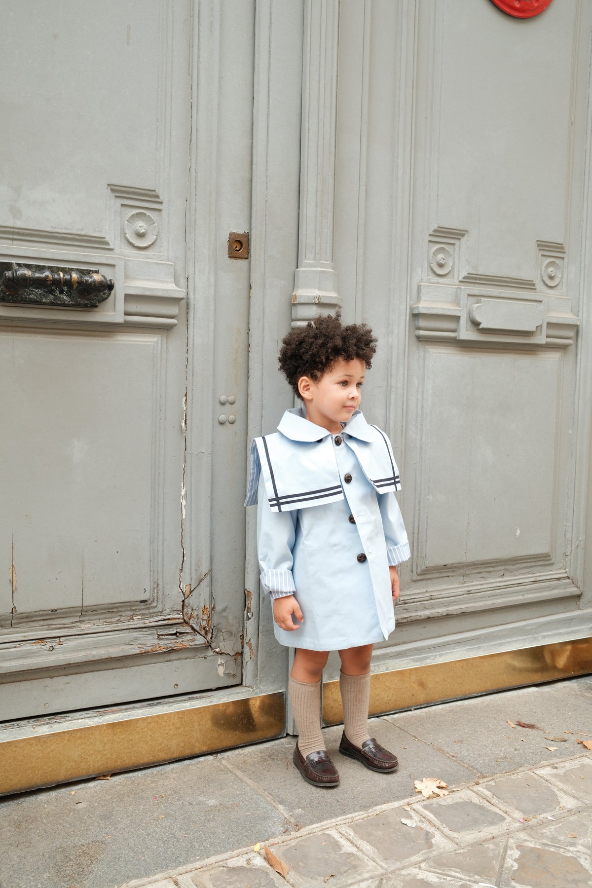 【オーダー会/送料無料】<Maison marelle> Jacket PRONY- blue sky