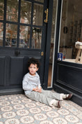 Gallery viewerに画像を読み込む, 【オーダー会/送料無料】<Maison marelle> Shirt MONCEAU - sauge stripes
