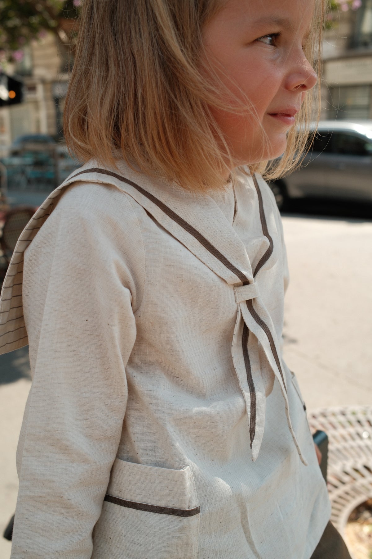 【オーダー会/送料無料】<Maison marelle> Blouse VANEAU - beige linen