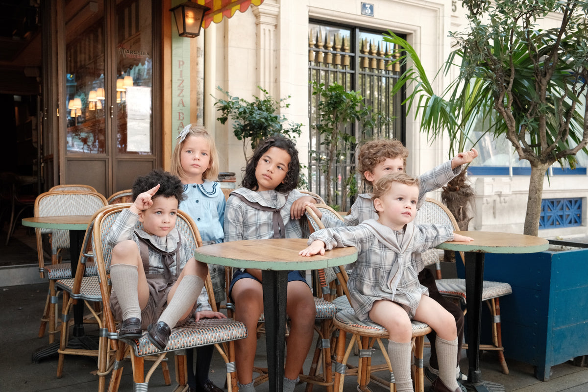 【オーダー会/送料無料】<Maison marelle> Blouse BERRI - beige tartan