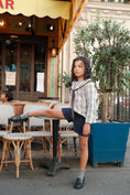 Gallery viewerに画像を読み込む, 【オーダー会/送料無料】<Maison marelle> Short SÈVRES - blue chevron
