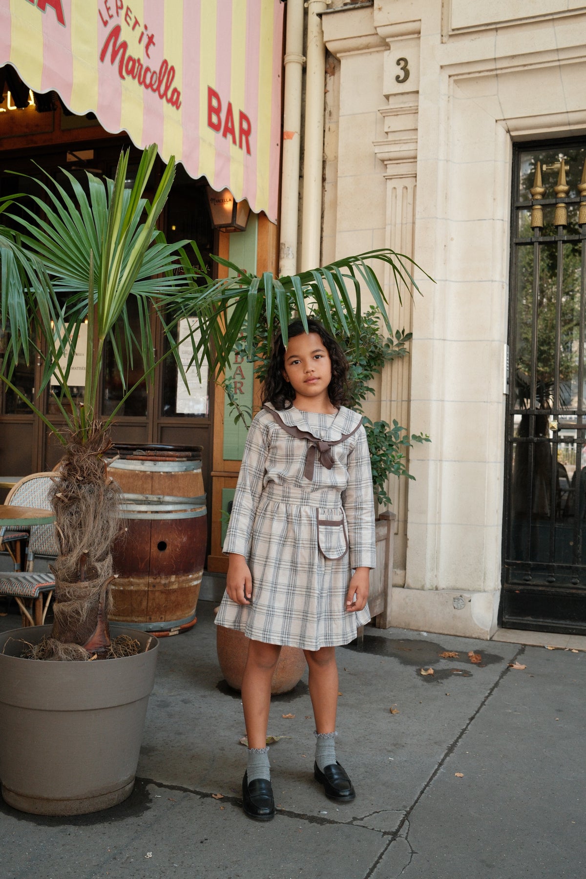 【オーダー会/送料無料】<Maison marelle> Skirt TOURNON - tartan beige