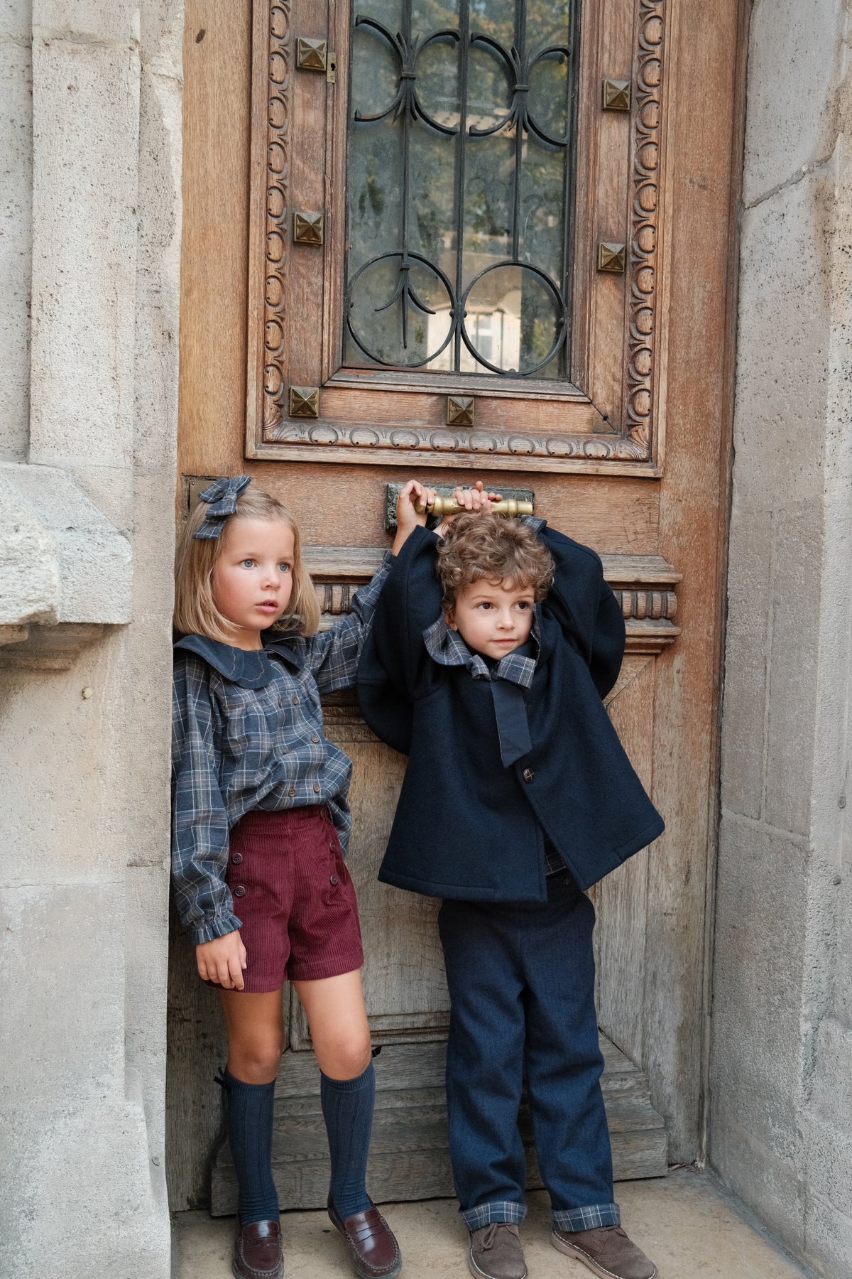 【オーダー会/送料無料】<Maison marelle> jacket DARCY - blue wool