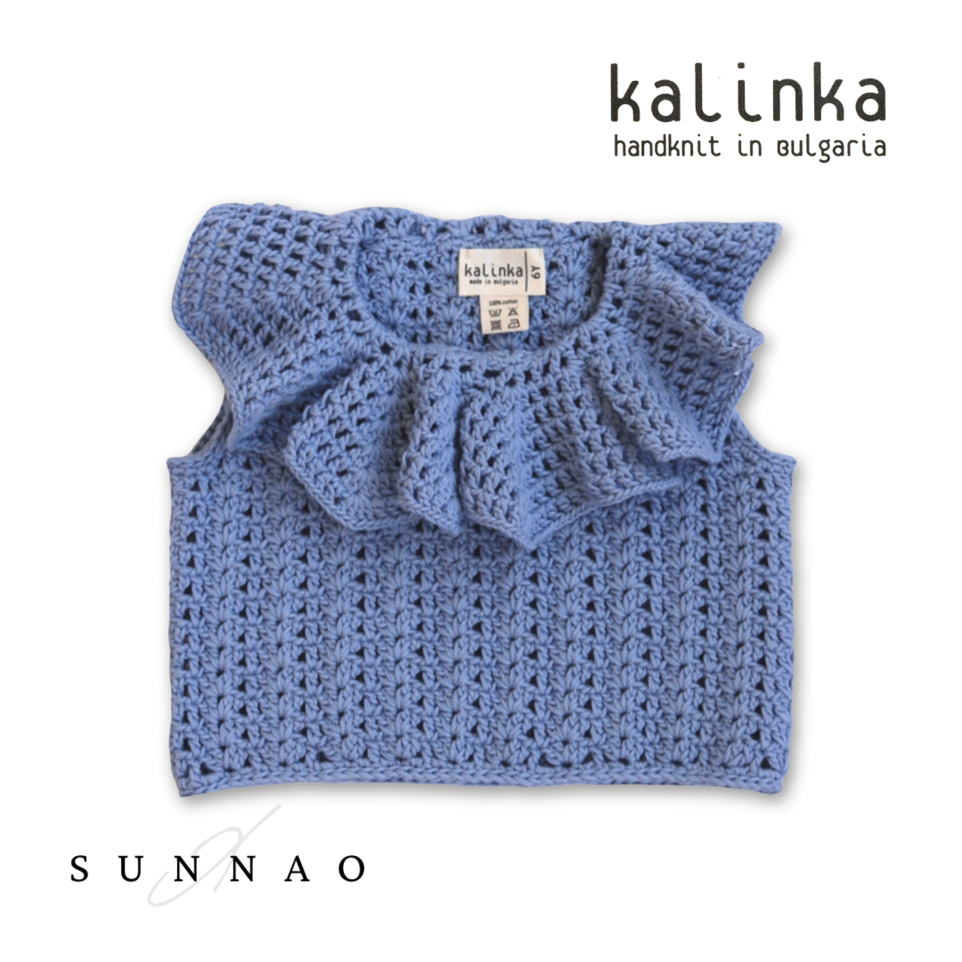 <Kalinka>Milano Top - Blueberry(2-6Y)-Kalinka-SUNNAO