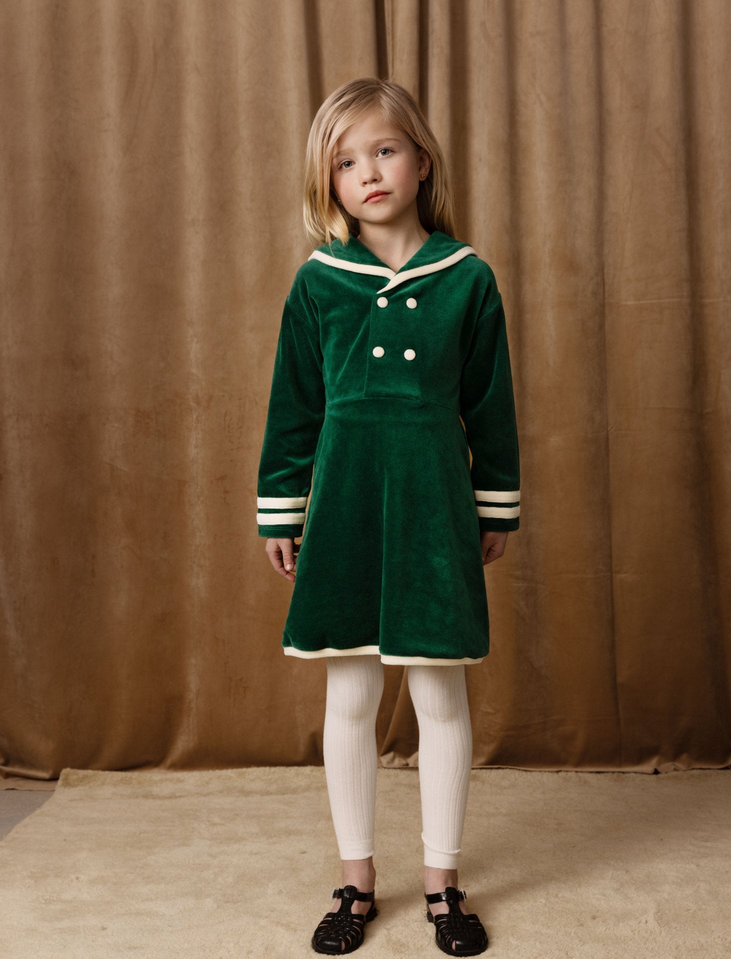 <Mini Rodini>Sailor Velour Sweatshirt（92-122）