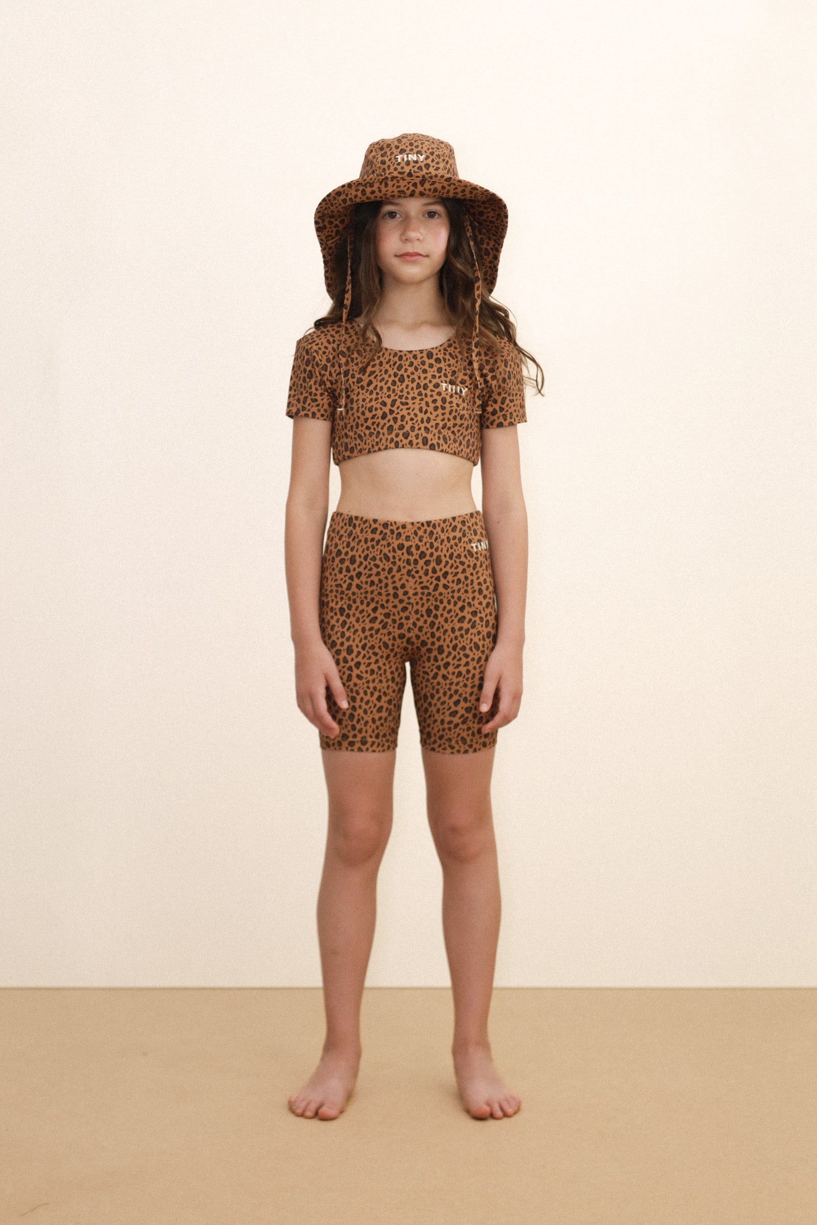<TINYCOTTONS> Mini Animal Print Biker Leggings
