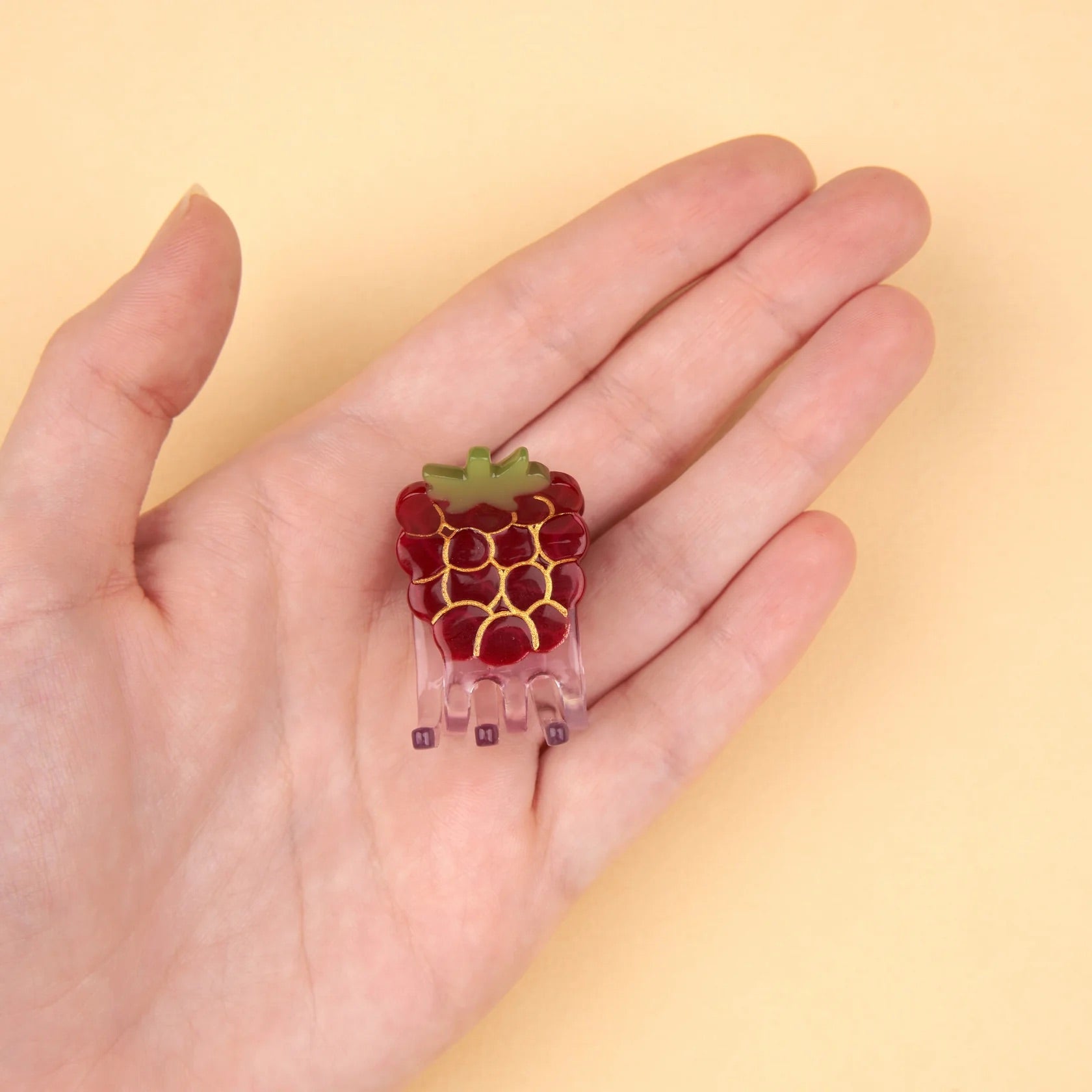 <COUCOU SUZETTE> RASPBERRY MINI HAIR CLAW