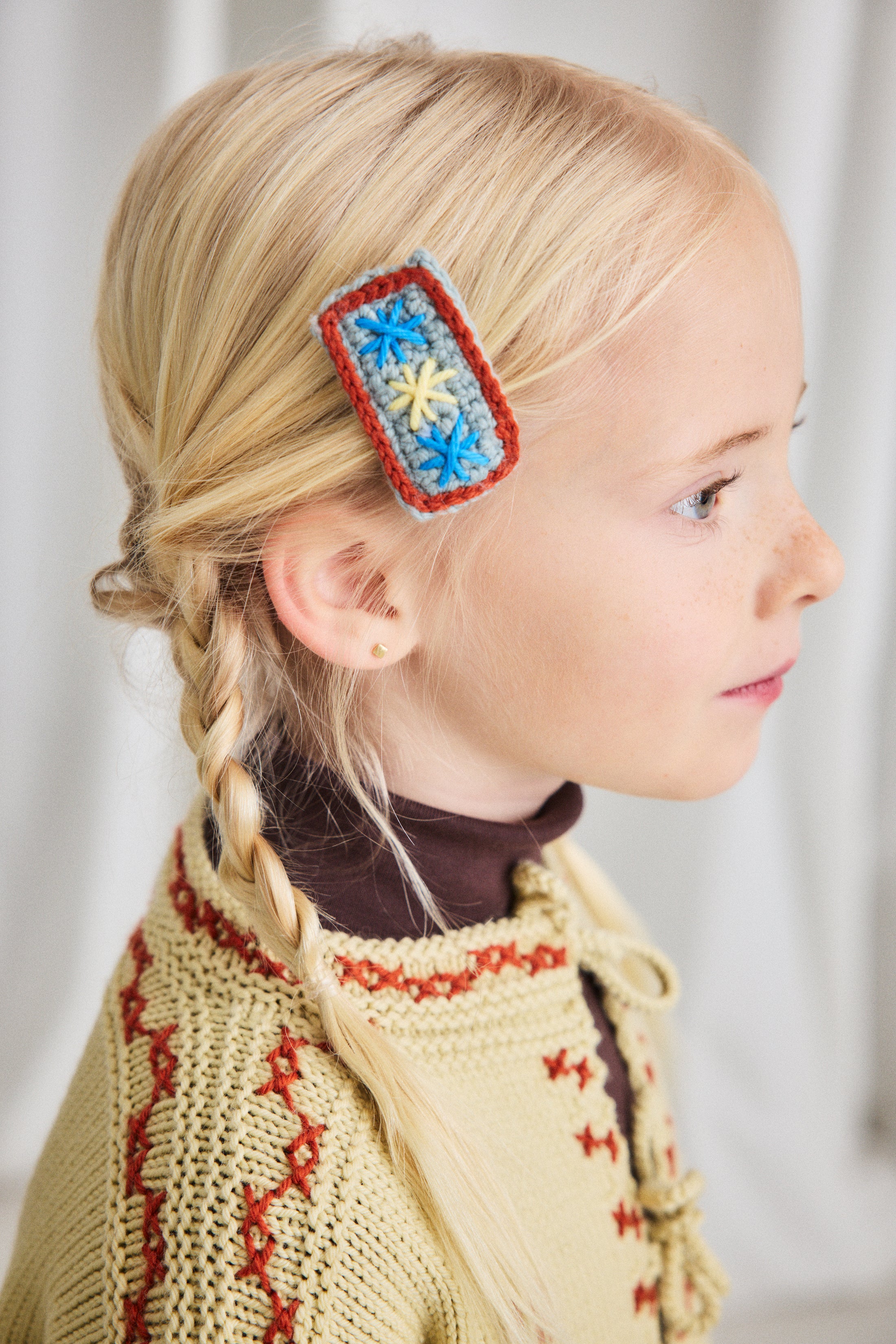 <Misha&Puff> Cross Stitch Bjorn Cardigan - Raffia  Drop2