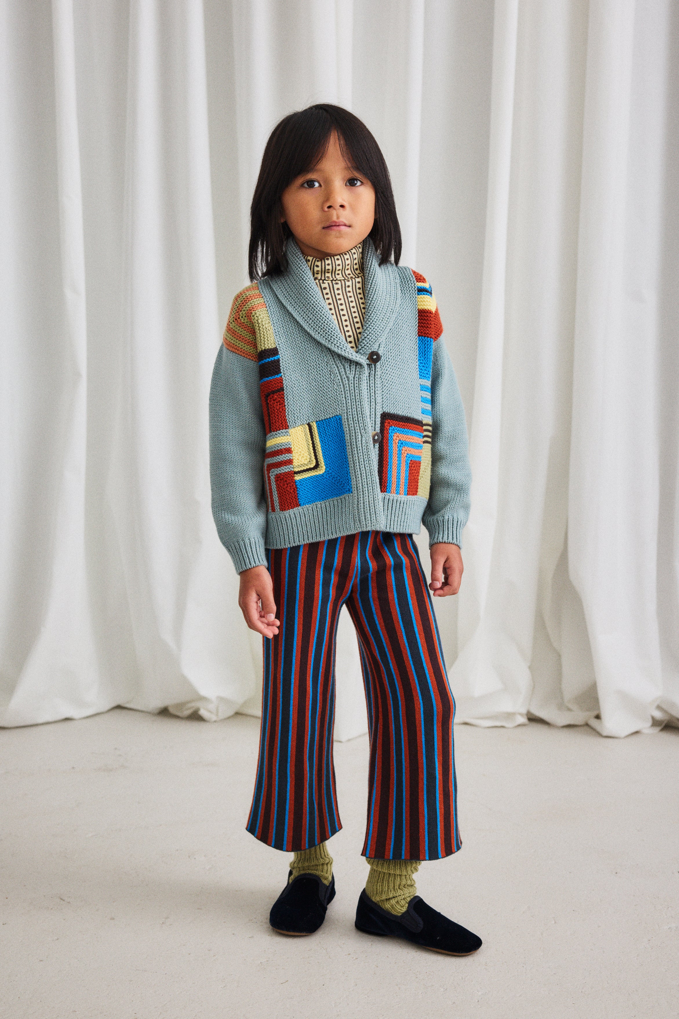 トップス misha&puff raffia little house floral 3y Scout Top