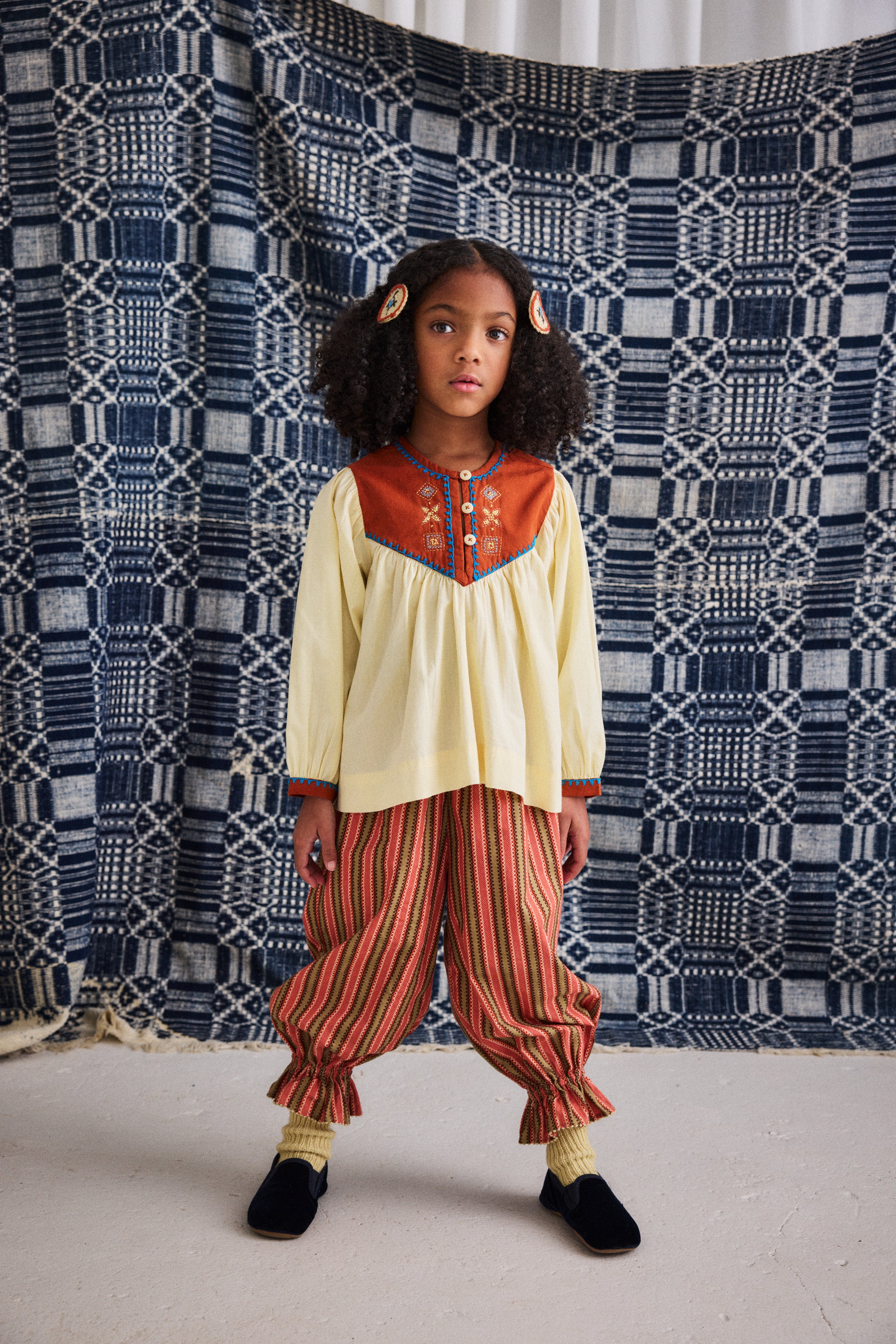 Misha&Puff Zuzu Pant - Linden Vaquero Stripe