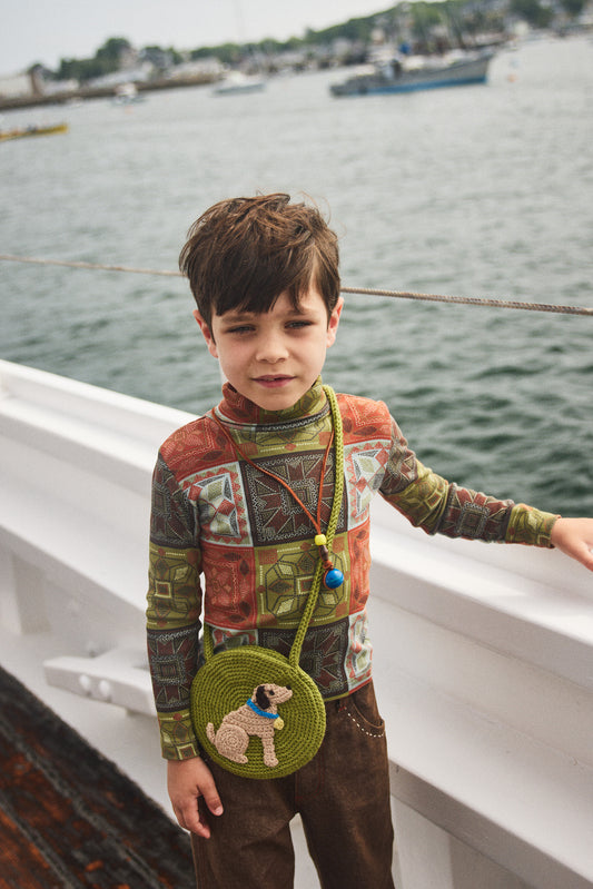 Misha&Puff Turtleneck - Chili Spice Cross Stitch