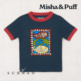 갤러리 뷰어로 이미지로드, <Misha&Puff> Groovy Paisley Ringer Tee - Galaxy　Drop2
