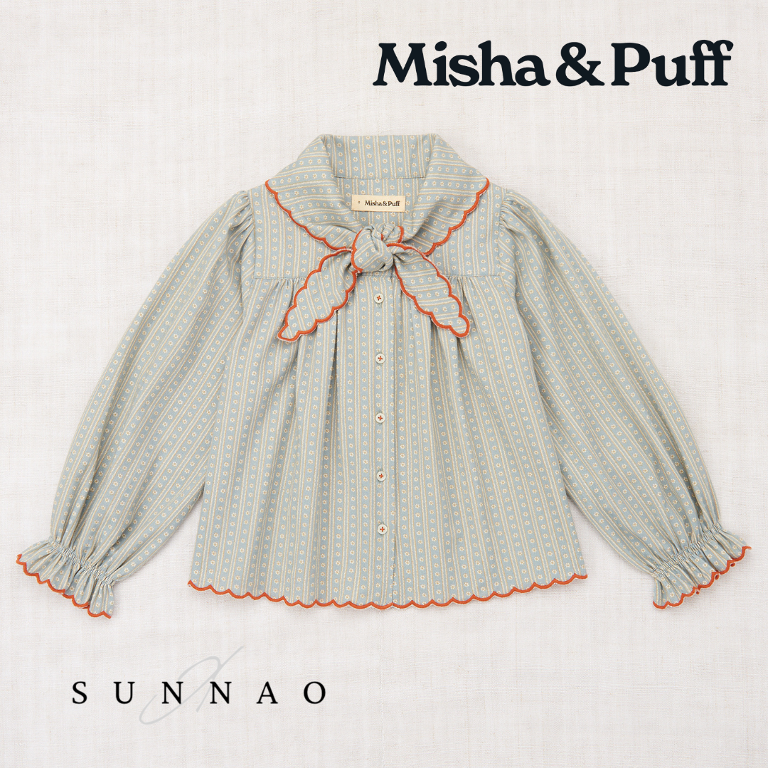 Misha&Puff Miki Top - Overcast Little House Floral
