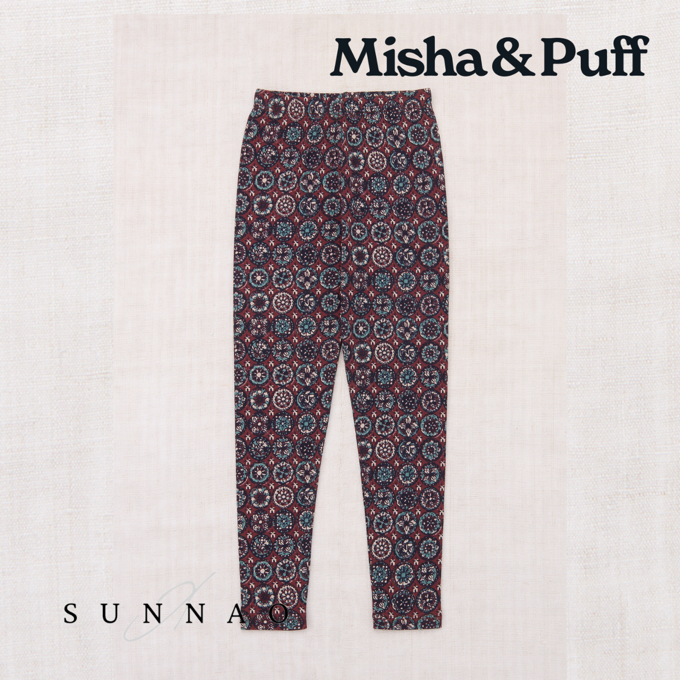 <Misha&Puff> Legging - Madder Root Folk Tile 25Winter