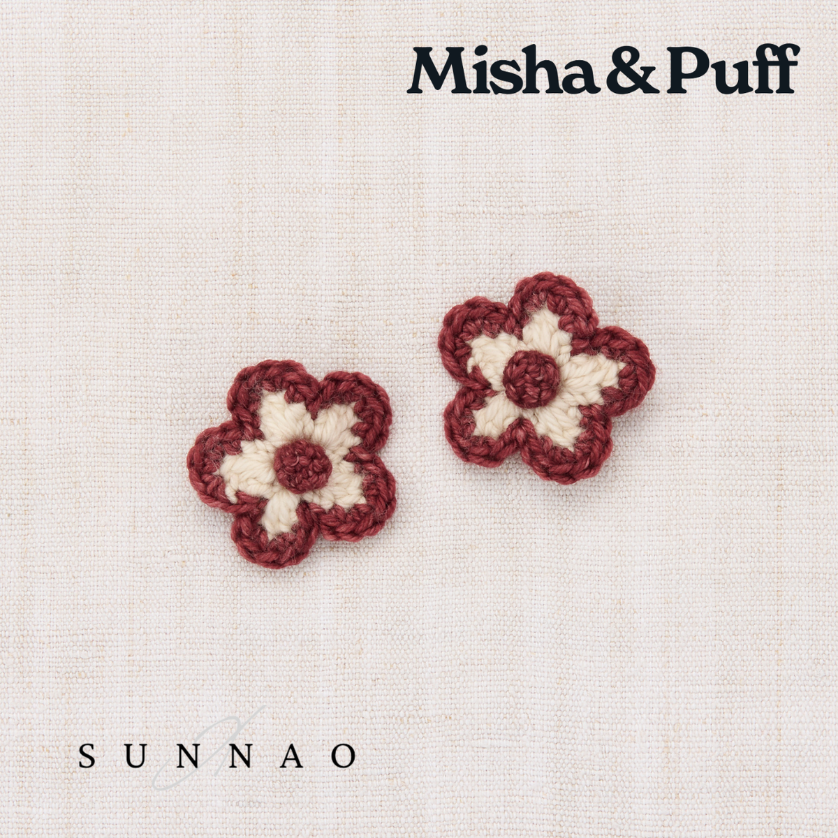 <Misha&Puff> Medium Flower Clip Set- String