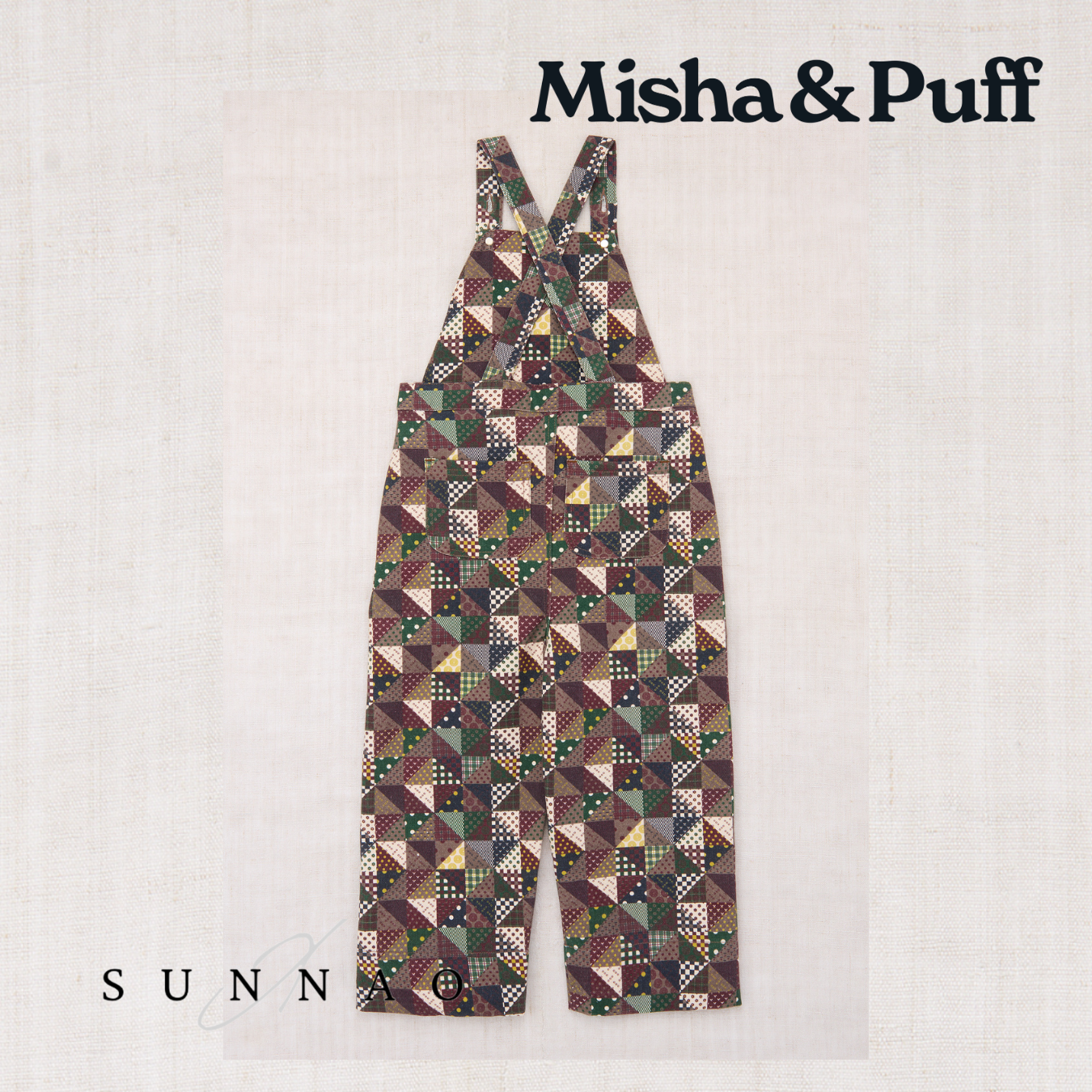 <Misha&Puff> Sal Overall - Brut Patchwork 25Winter