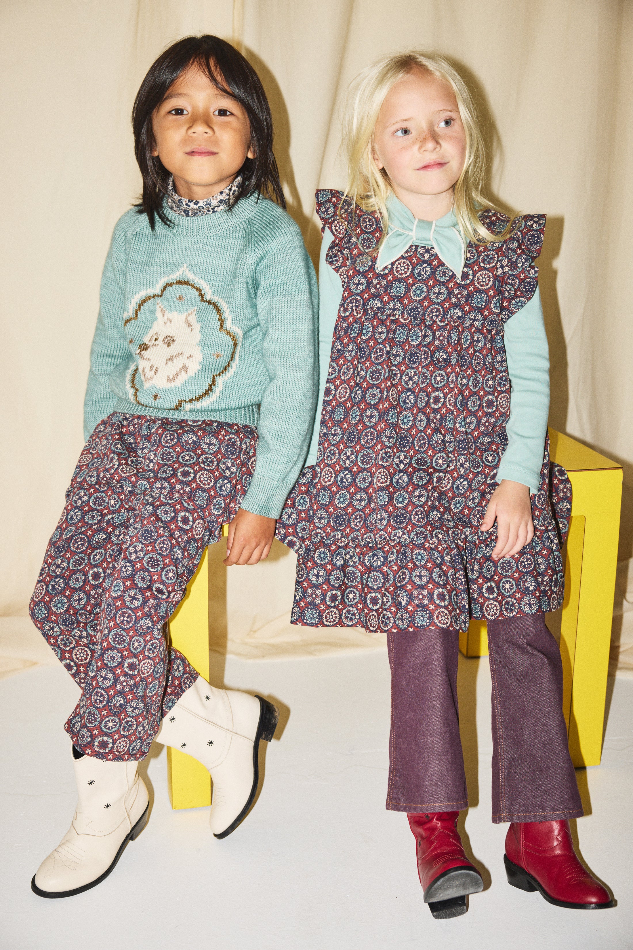 <Misha&Puff> Camp Pant - Madder Root Folk Tile 25Winter