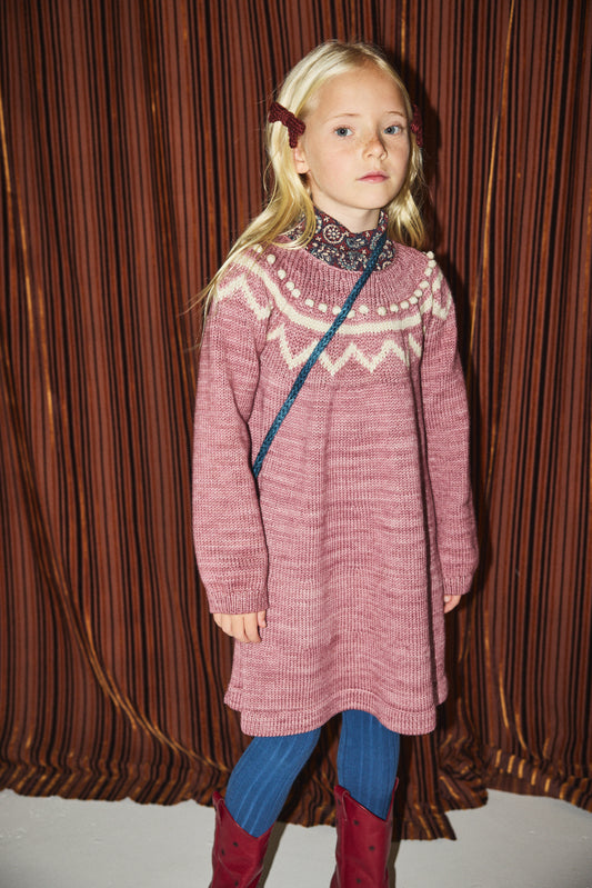 <Misha&Puff> Turtleneck - Madder Root Folk Tile 25Winter　