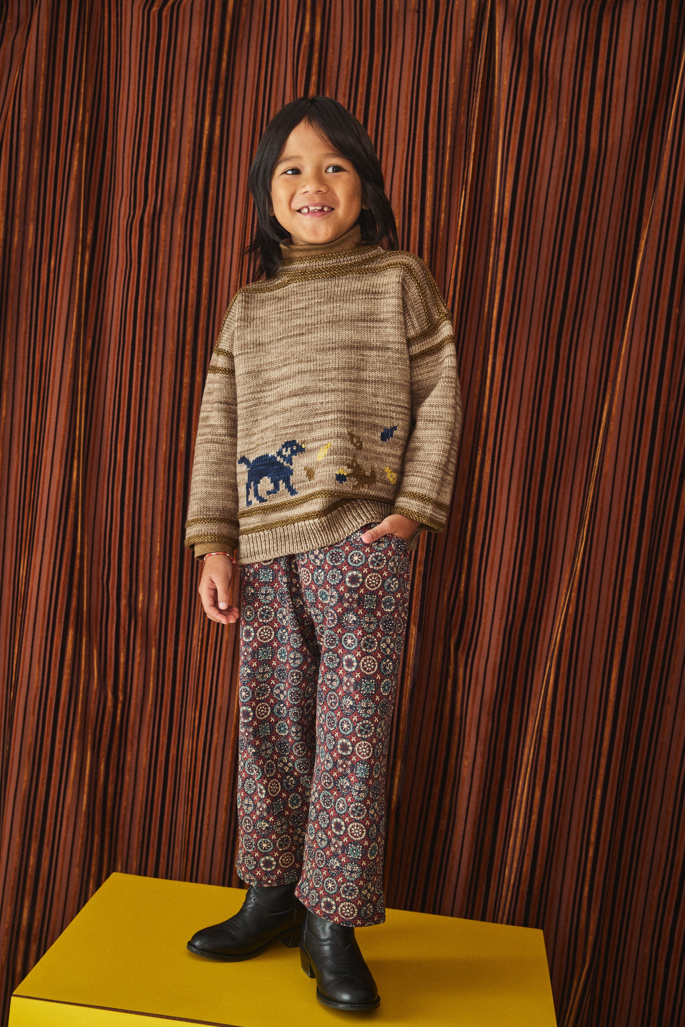 <Misha&Puff> Camp Pant - Madder Root Folk Tile 25Winter