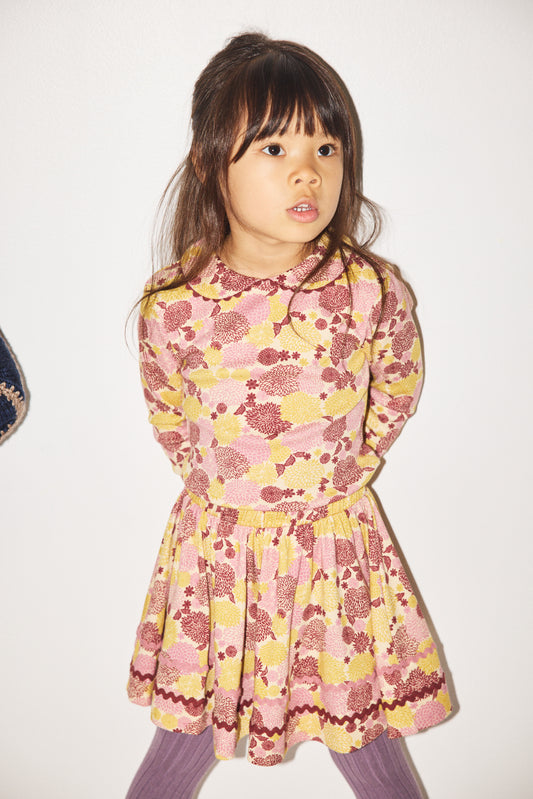 <Misha&Puff> Rickrack Peter Pan Top - String / Antique Rose Chrysanthemum 25Winter　