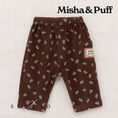 Load image into Gallery viewer, <Misha&Puff> BABY CORDUROY YUME PANT- DARK ROAST MARIPOSA- DROP2
