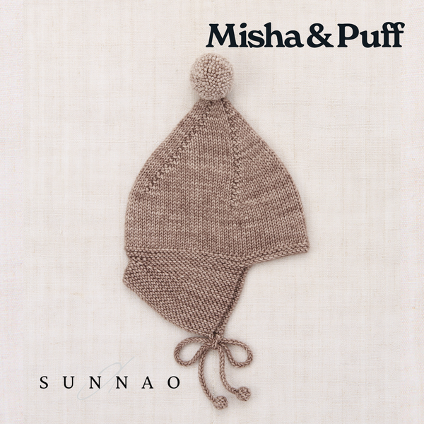<Misha&Puff> BABY POINTY PEAK HAT - TURTLEDOVE - DROP2