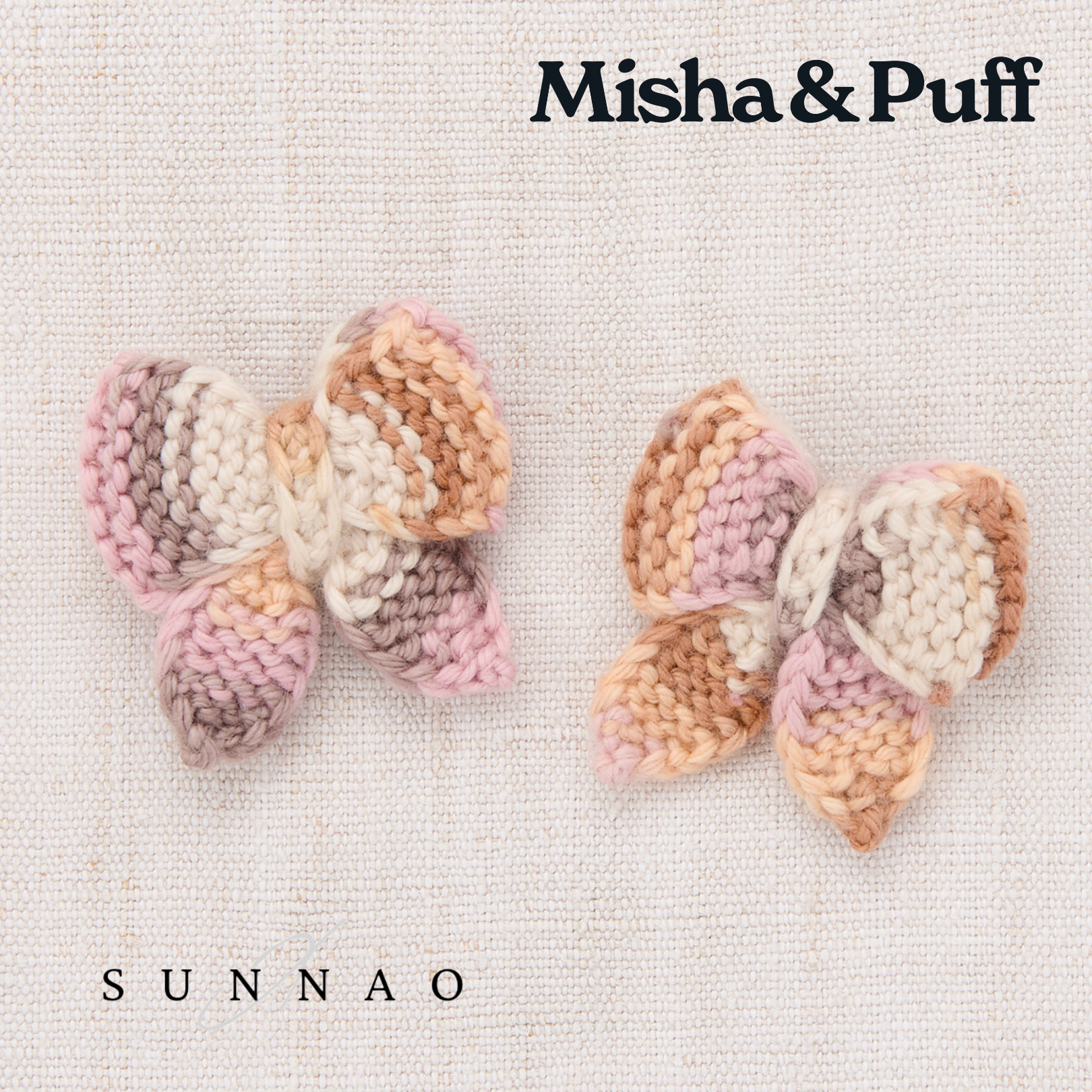 <Misha&Puff> BABY PUFF BOW SET - MOCHI SPACE DYE - DROP2