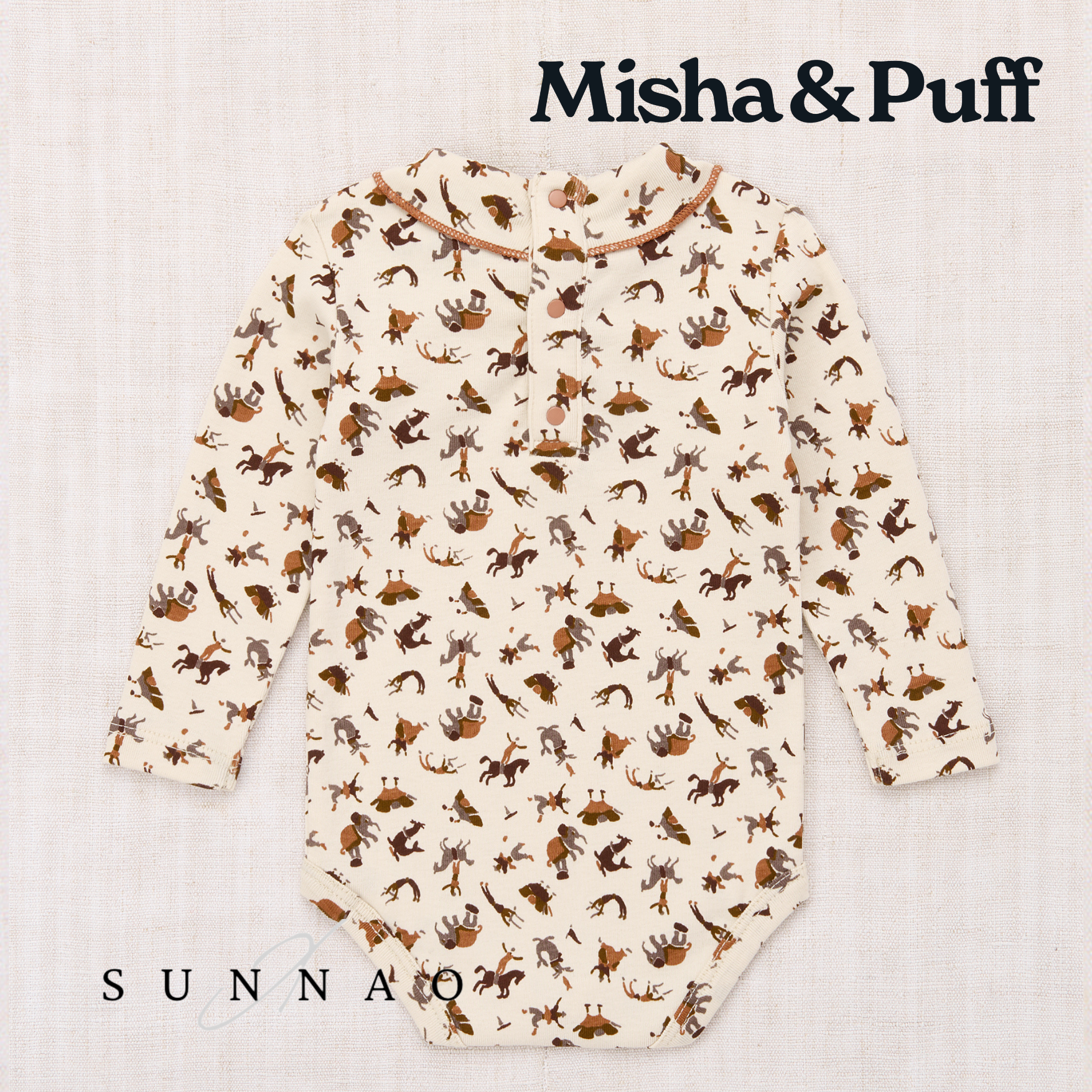 <Misha&Puff> BABY SCOUT ONESIE - STRING CIRCUS - DROP2
