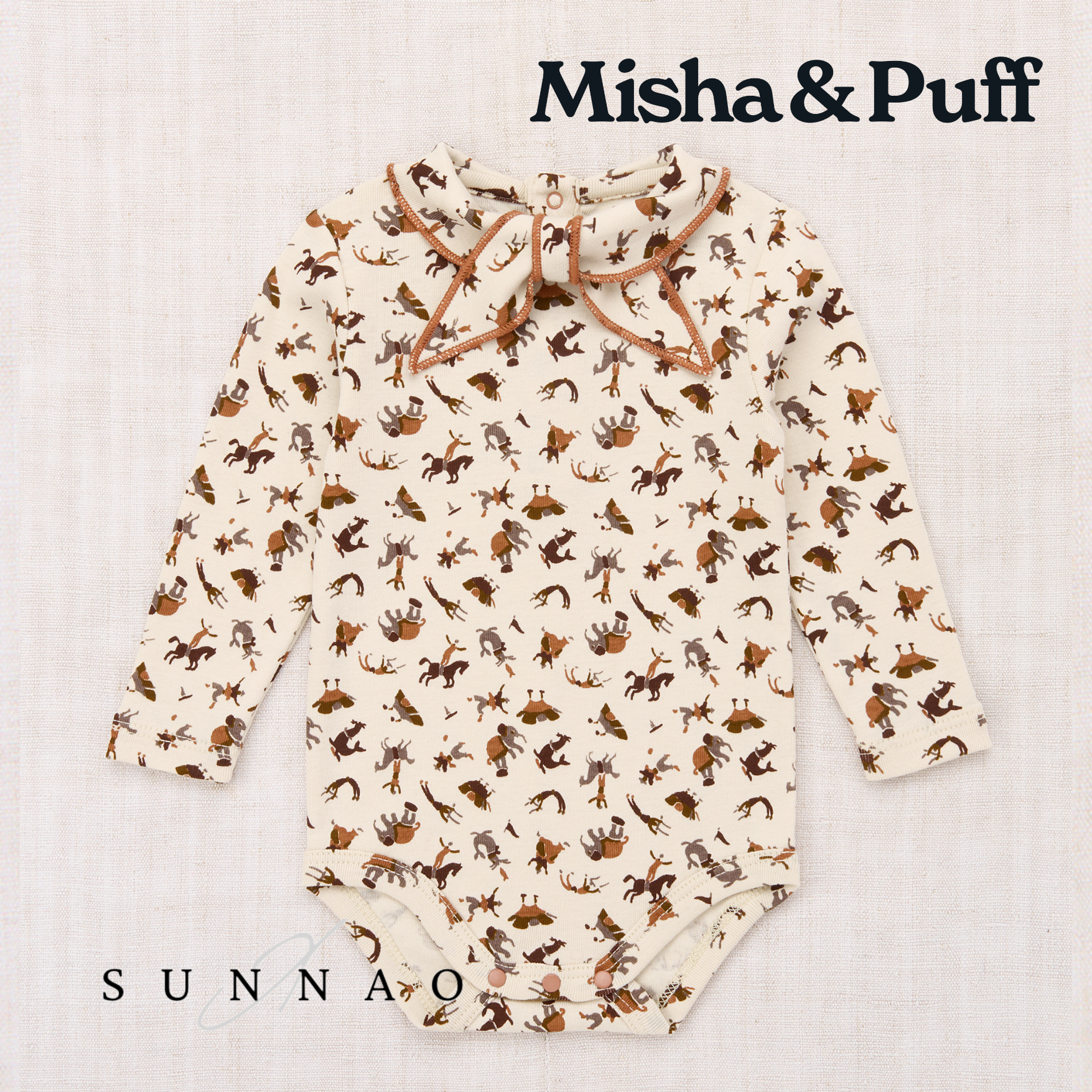 <Misha&Puff> BABY SCOUT ONESIE - STRING CIRCUS - DROP2