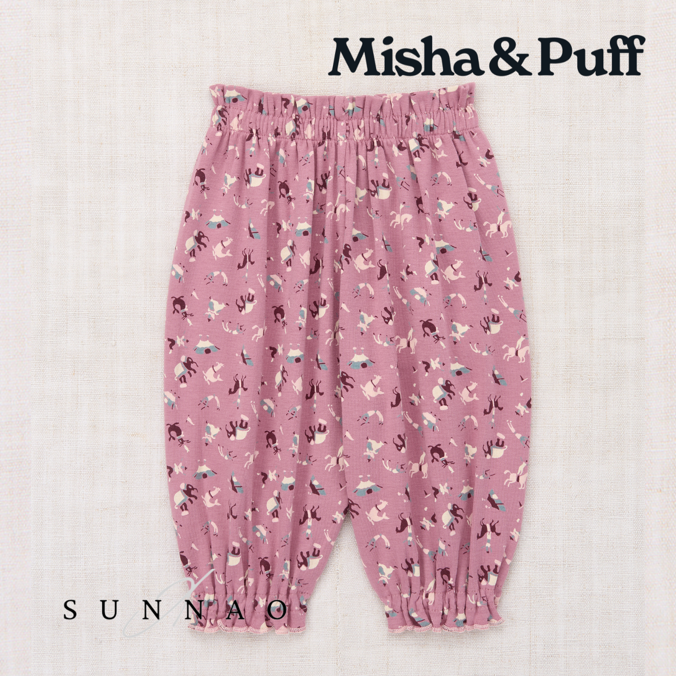 <Misha&Puff> Baby Balloon Pant - Antique Rose Circus - DROP1　