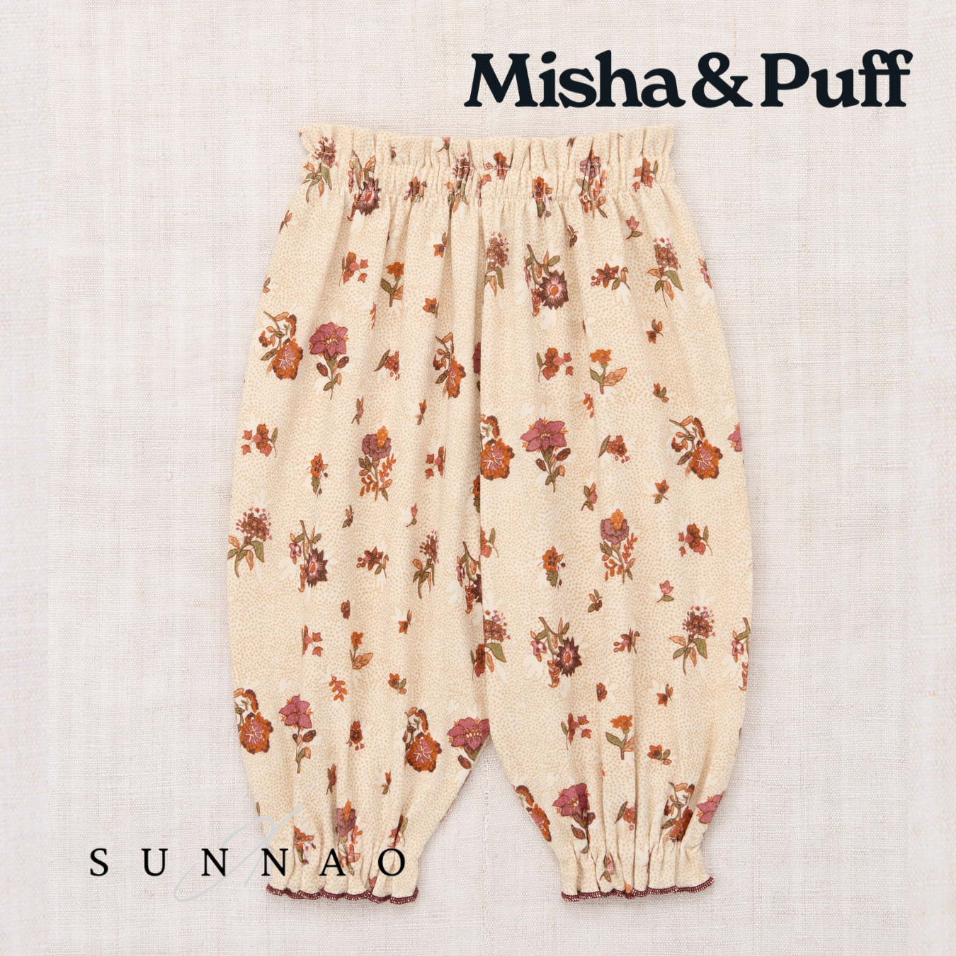 <Misha&Puff> Baby Balloon Pant - String/Antique Rose Holyoke Floral - DROP1　