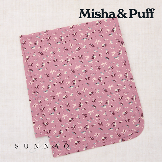 <Misha&Puff> Baby Blanket - Antique Rose Circus - DROP1