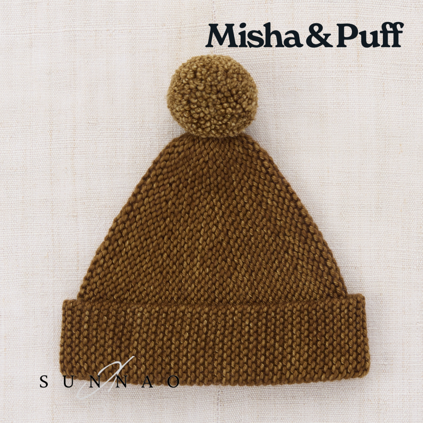 <Misha&Puff> Baby Garter Hat - Nutmeg -DROP1