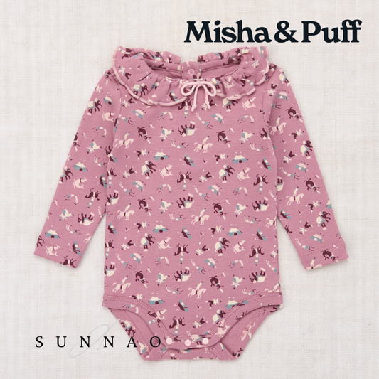 <Misha&Puff> Baby Pattie Onesie - Antique Rose Circus - DROP1 　