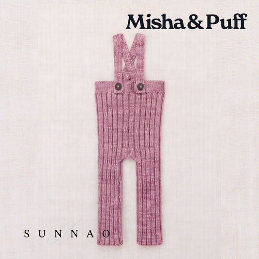 <Misha&Puff> Baby Rib Longies - Antique Rose - DROP1