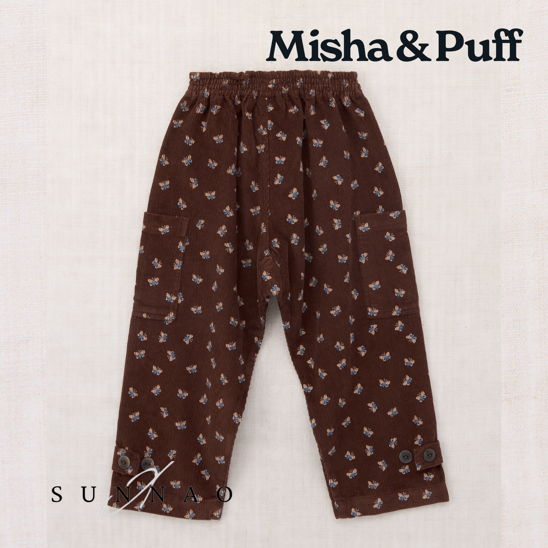 <Misha&Puff> CORDUROY YOSHI PANT - DARK ROAST MARIPOSA - DROP2
