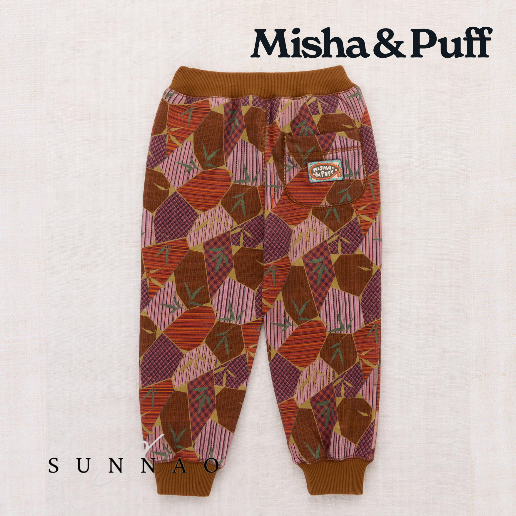 <Misha&Puff> COURT JOGGER - ANTIQUE ROSE KYOTO - DROP2