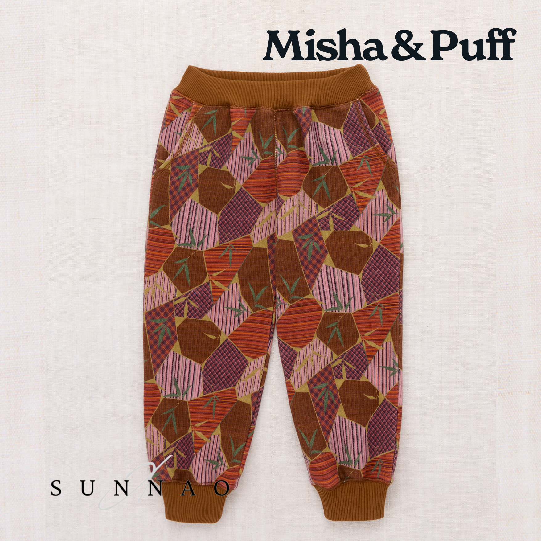 <Misha&Puff> COURT JOGGER - ANTIQUE ROSE KYOTO - DROP2